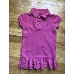 Ralph Lauren Polo Size 2 Eyelet Bottom Dress